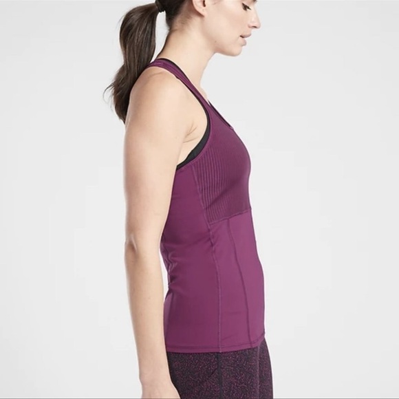 NWT Athleta Vitality Rib Tank in Velvet Plum XS - Picture 3 of 13